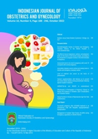 Indonesian Journal of Obstetrics and Gynecology